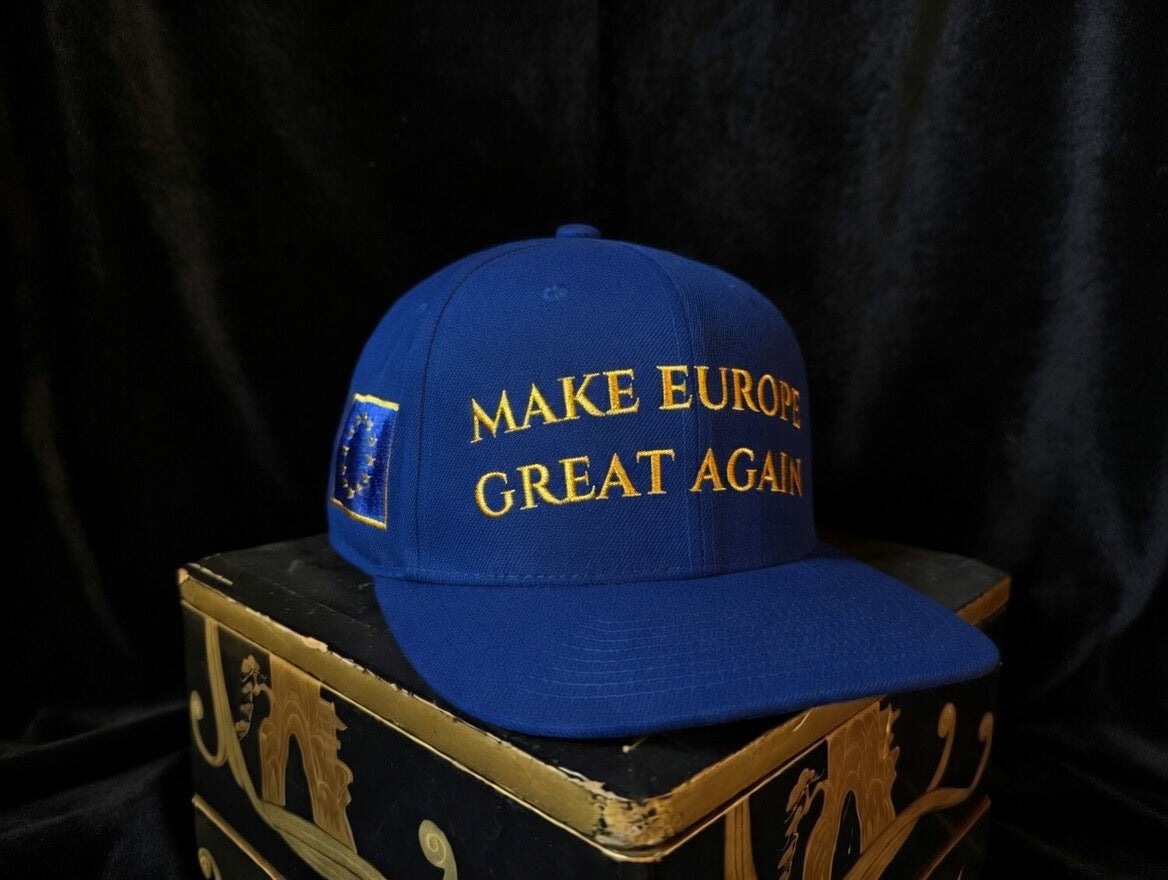 Make Europe Great Again Hat |  Royal Blue & Gold